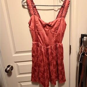 Francesca's Collections Mauve Floral Dress